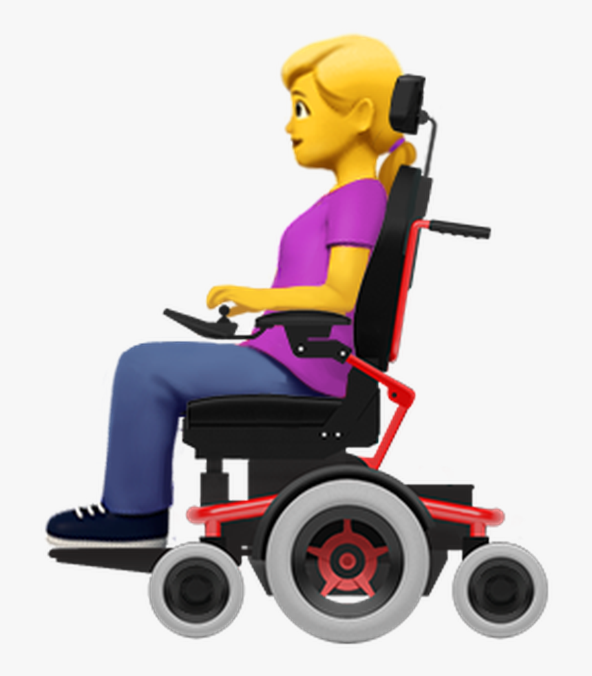 Girl In Wheelchair Emoji, HD Png Download