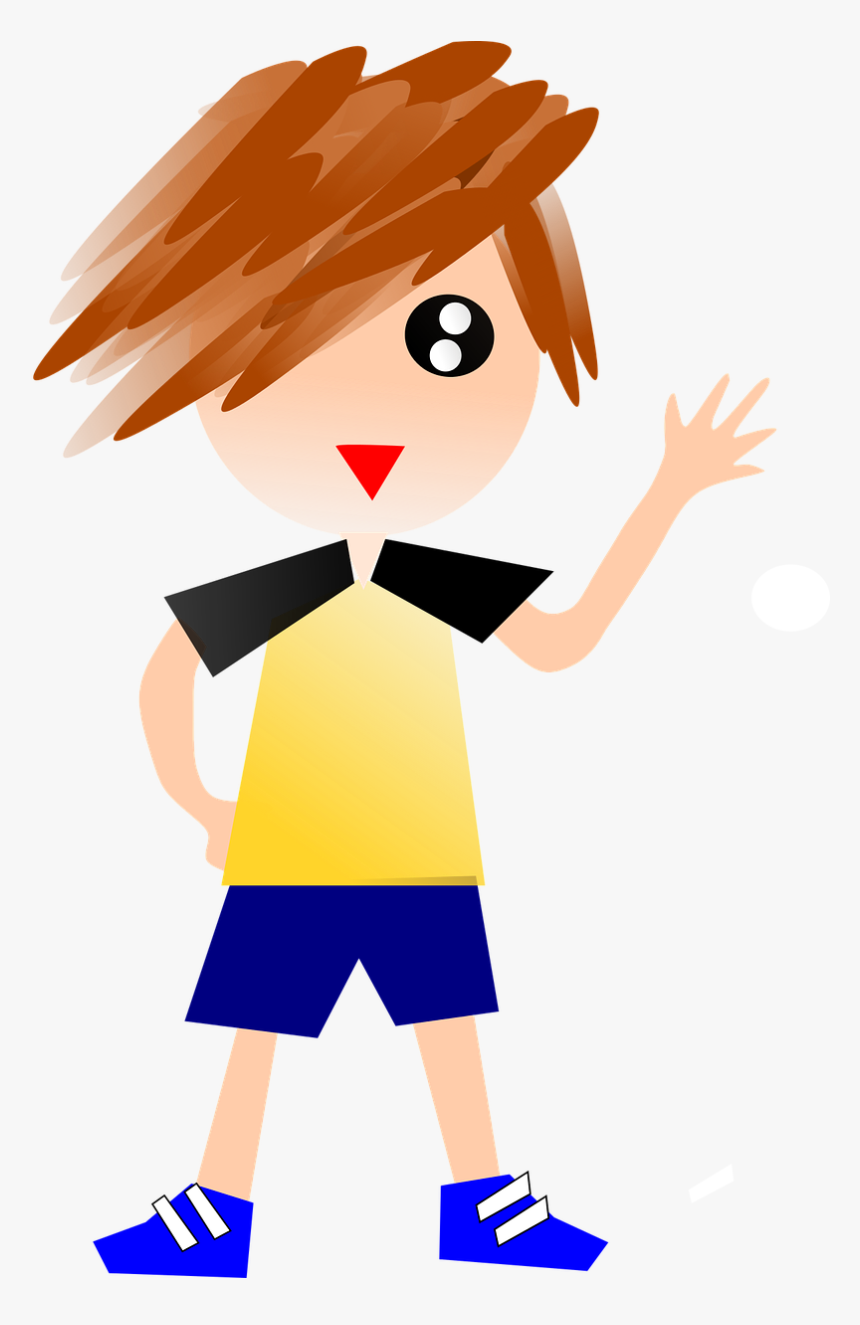 Boy Soccer Player Sportive Free Picture - Carton Boy, HD Png Download