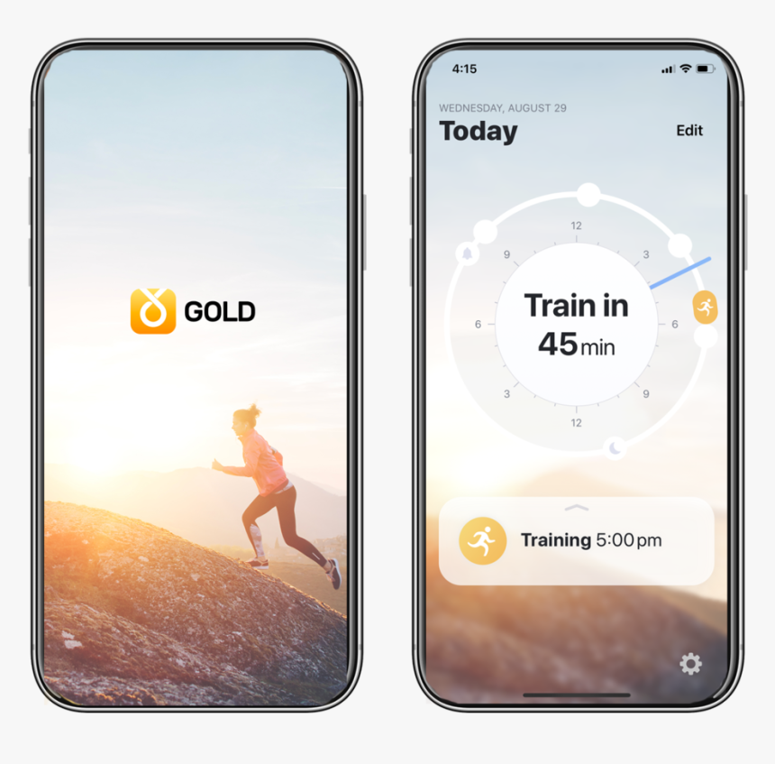 Gold Side By Side - Iphone, HD Png Download