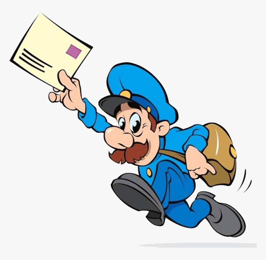 Transparent Mail Man Png - Background Postman Transparent, Png Download