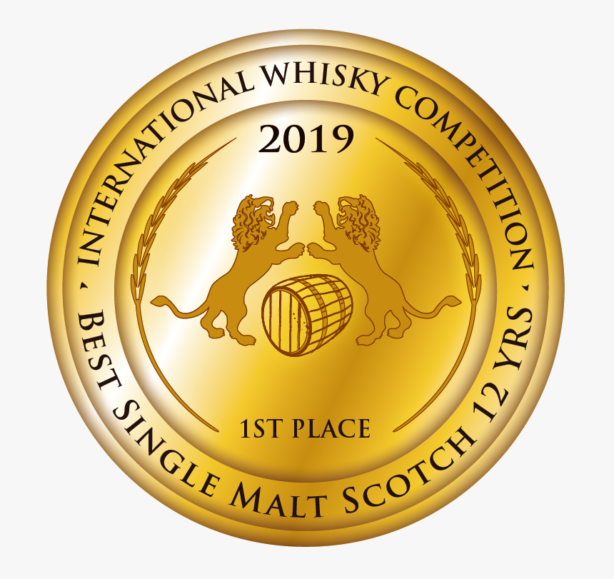 Best Single Malt Scotch 12 Yrs Gold - International Whisky Competition 2018 3rd Place, HD Png Download