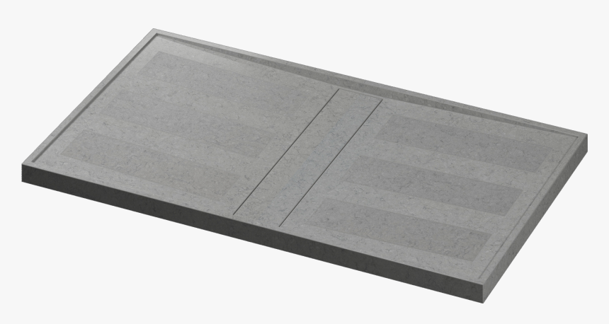 Kador - Grey Resin Shower Tray, HD Png Download