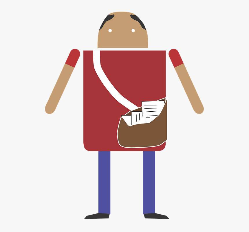 Transparent Mail Man Png - Mail Carrier, Png Download