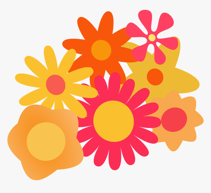 Flower Cluster Cartoon Svg Vector File, Vector Clip - Clipart Flower Cluster, HD Png Download