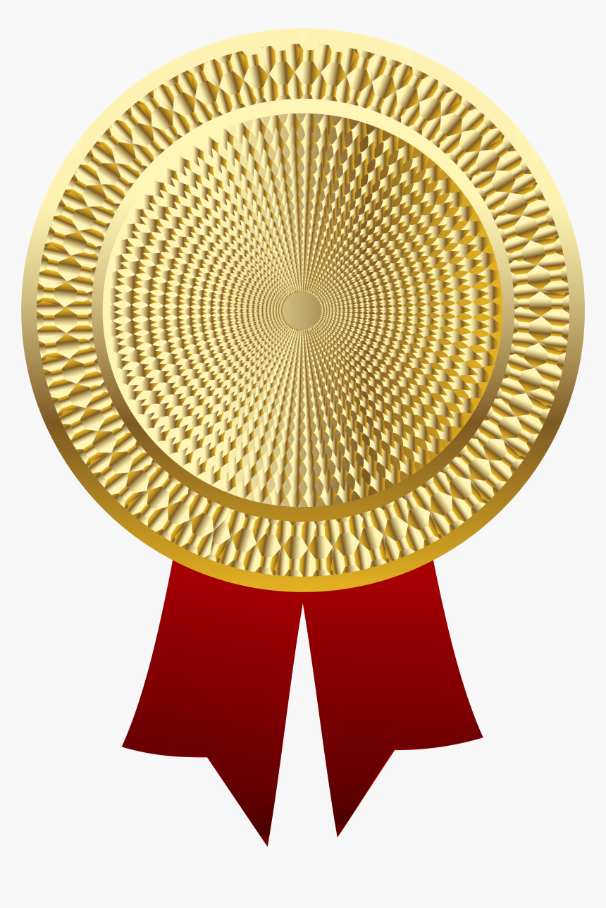 Golden Medal Png Clipart Image - Medal Transparent Background Png, Png Download
