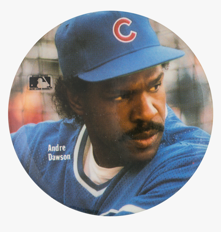Andre Dawson Cubs Chicago Button Museum - Baseball Player, HD Png Download