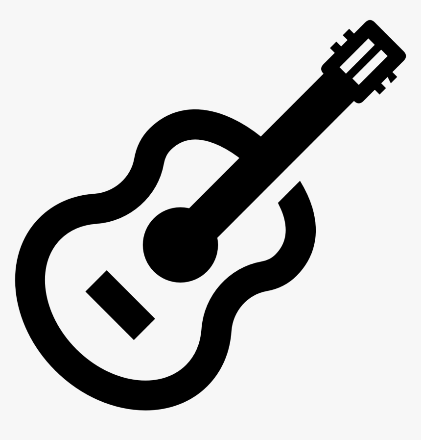 Guitar Icon Png - Guitar Icon Png Black, Transparent Png