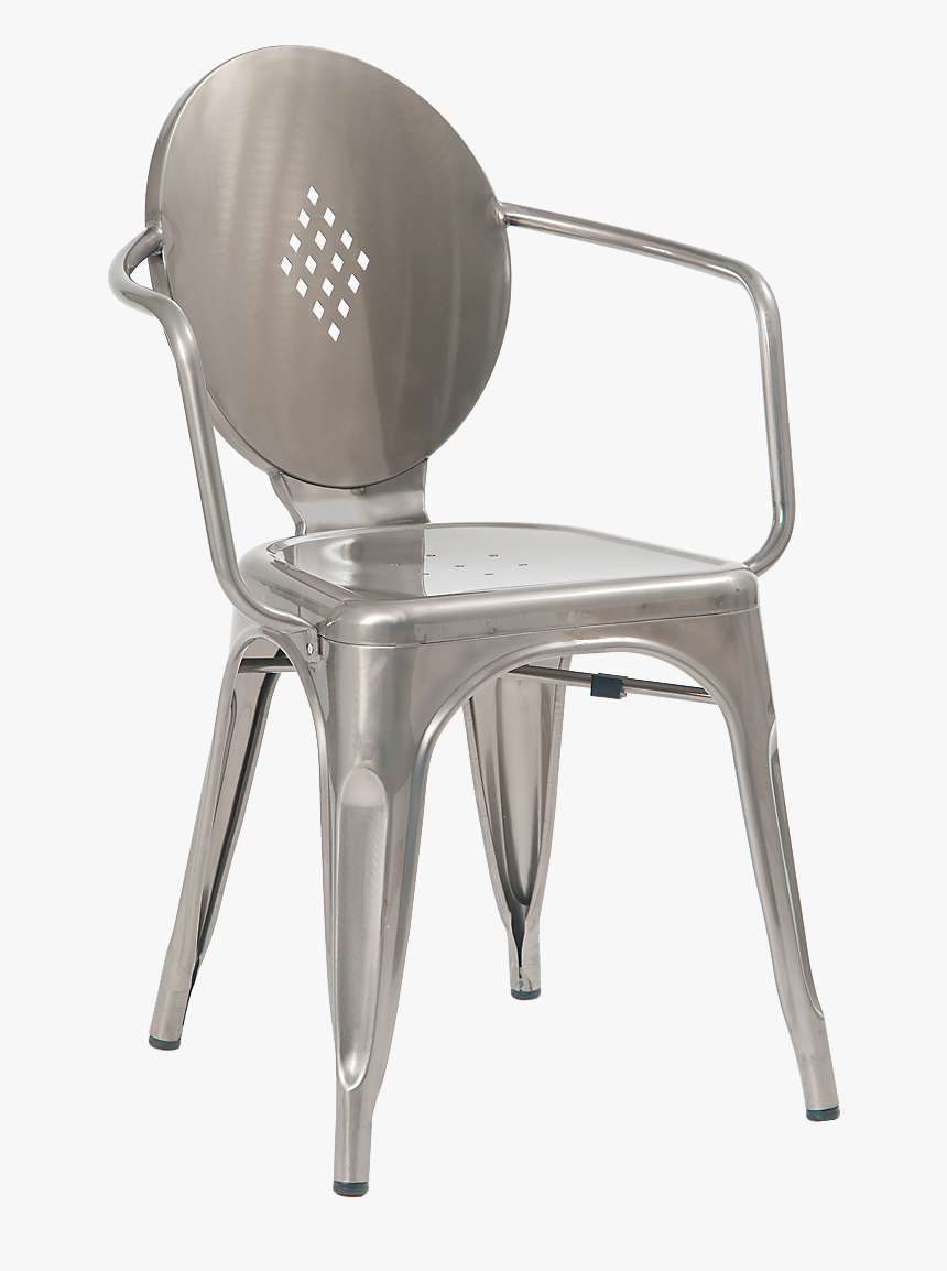 Walnut Metal Chair Restaurant, HD Png Download