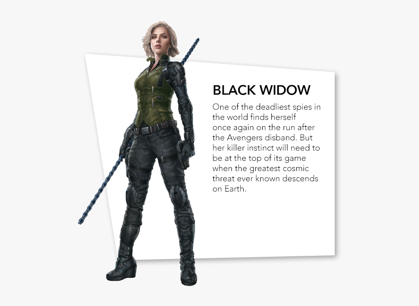 Marvel Infinity War Black Widow, HD Png Download