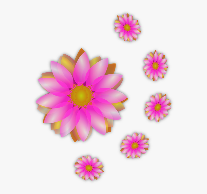 Pink,flower,petal - Flowers Graphics, HD Png Download