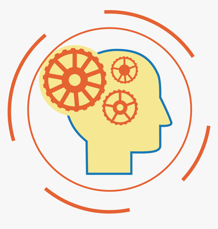 Cerebrum Gear Clip Art - Draw Cowboy Horse Shoe, HD Png Download