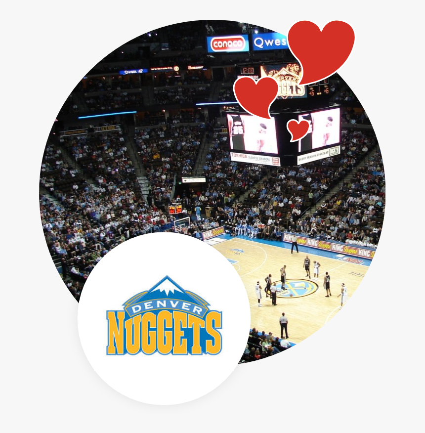 Transparent People Looking Png - Pepsi Center Wikimedia, Png Download