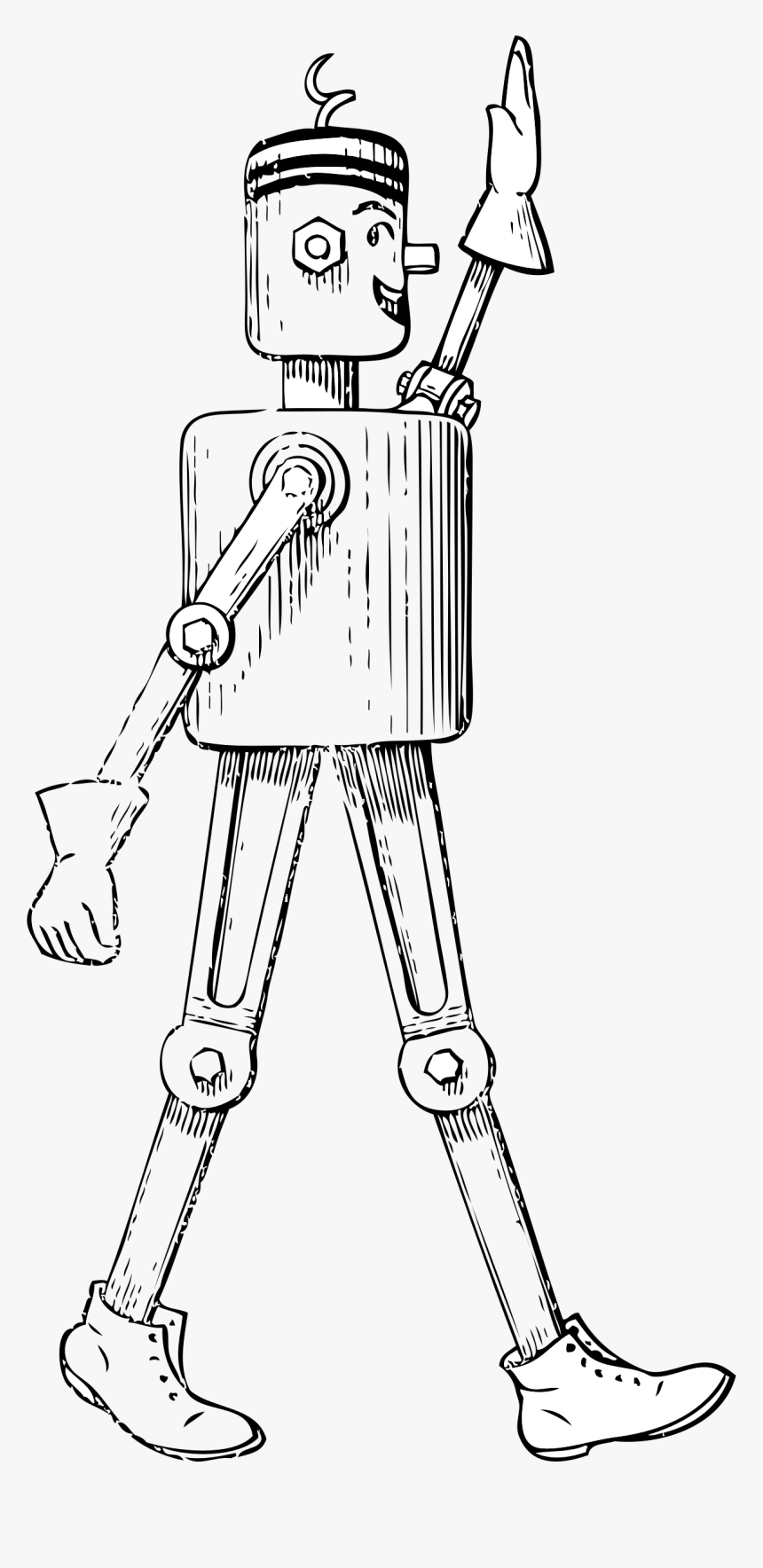 Mechanical Man Side View Clip Arts - Man Side View In Png, Transparent Png