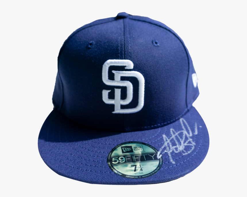 Fernando Tatis Jr Autographed Navy & White Padres Hat - Baseball Cap, HD Png Download