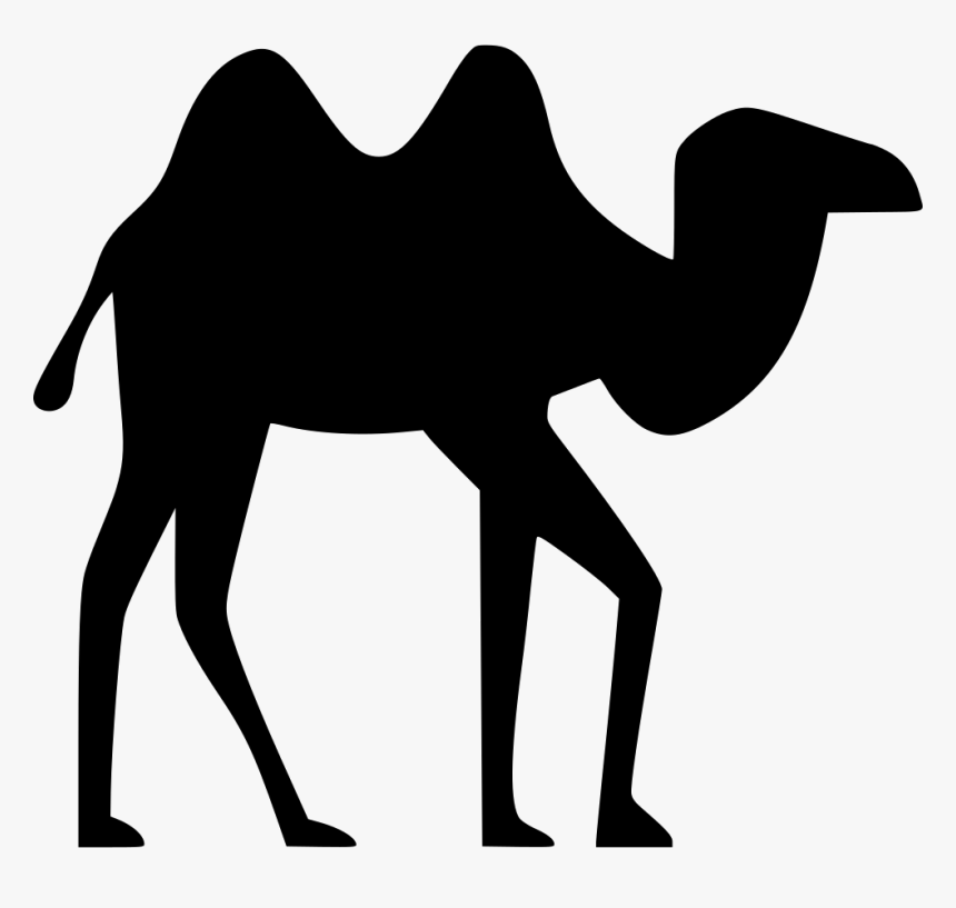 Clip Art Silhouette Dromedary Computer Icons Image - Arabian Camel, HD Png Download