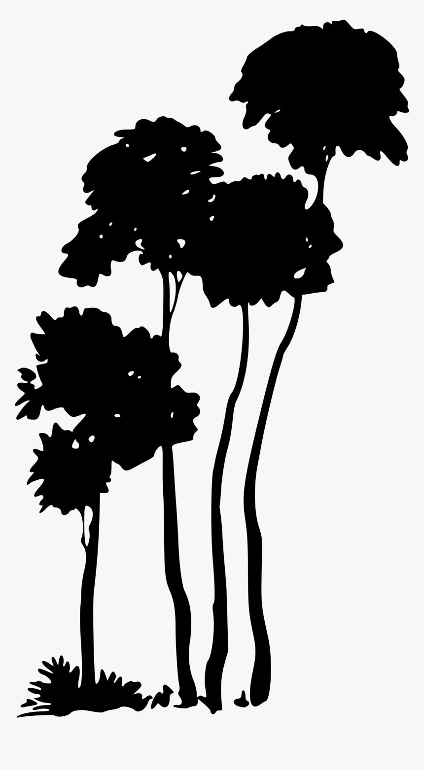 Trees Silhouette Clip Arts - Arthur Rackham Fairy Silhouettes, HD Png Download