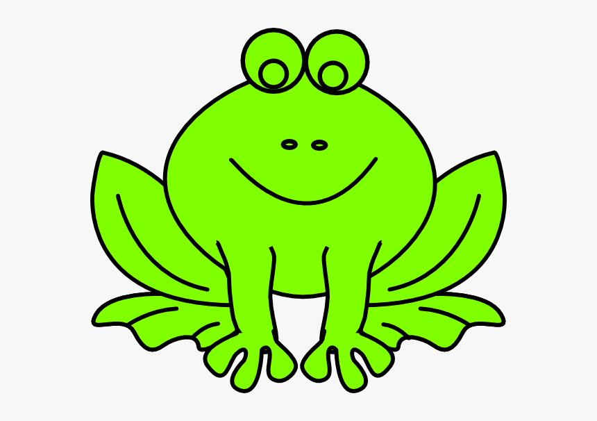 Green Frog Svg Clip Arts - Dibujos De Ranas Y Sapos, HD Png Download