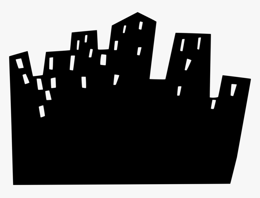 Transparent Buildings Clipart - Cartoon Skyscraper, HD Png Download