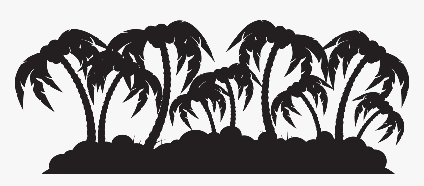 Island Silhouette Png, Transparent Png