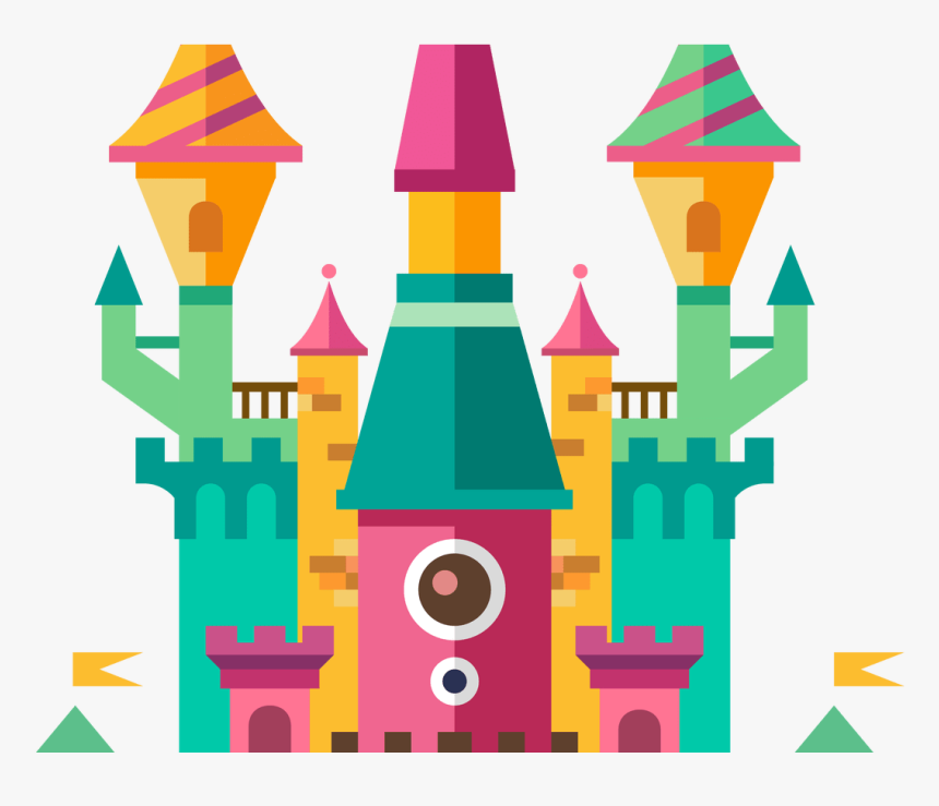 Cartoon Castle Clip Art 101 Clip Art - Fairy Tale Free Vectors, HD Png Download