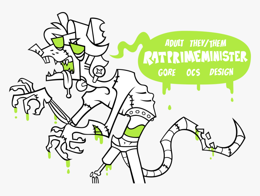 Not Your Average Rat King - Cartoon, HD Png Download