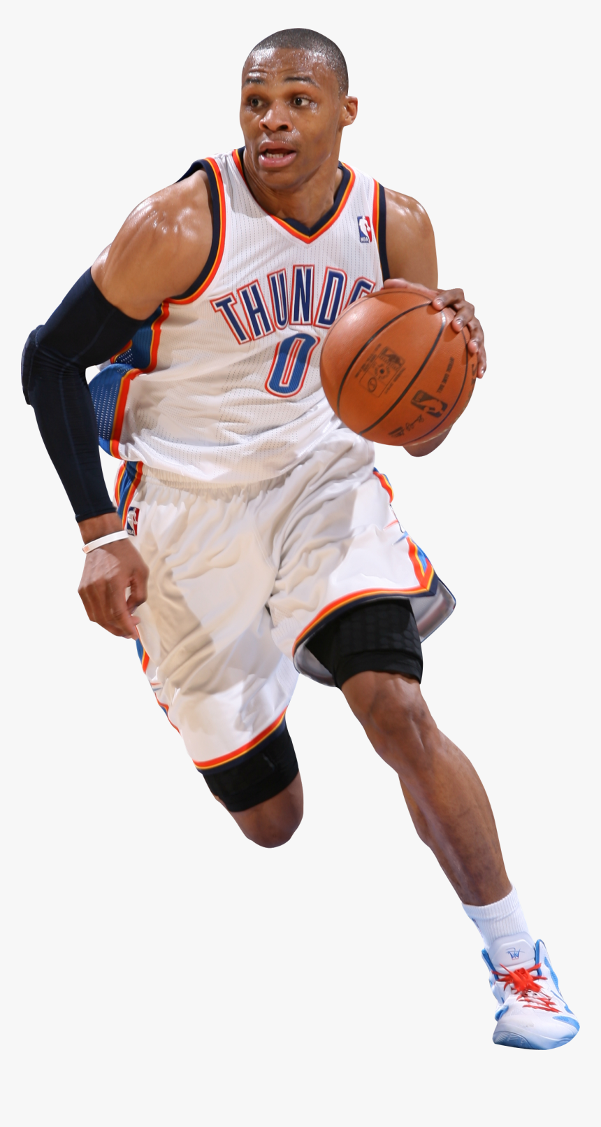 Transparent Basketball Players Clipart - Russell Westbrook Dunk Png, Png Download