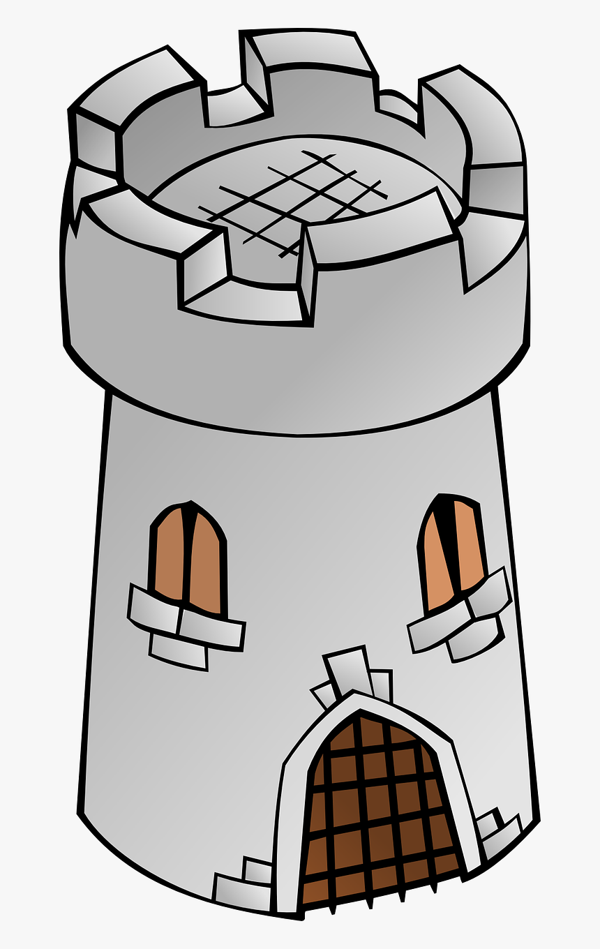 Castle, Tower, Fortress, Castle, Old - Tower Clip Art, HD Png Download