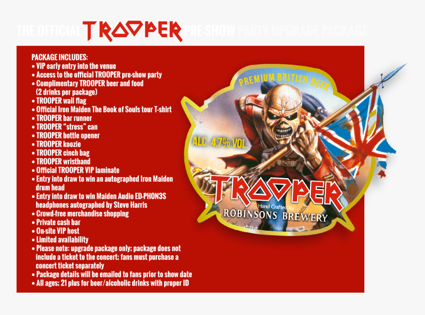 Iron Maiden Beer Logo, HD Png Download