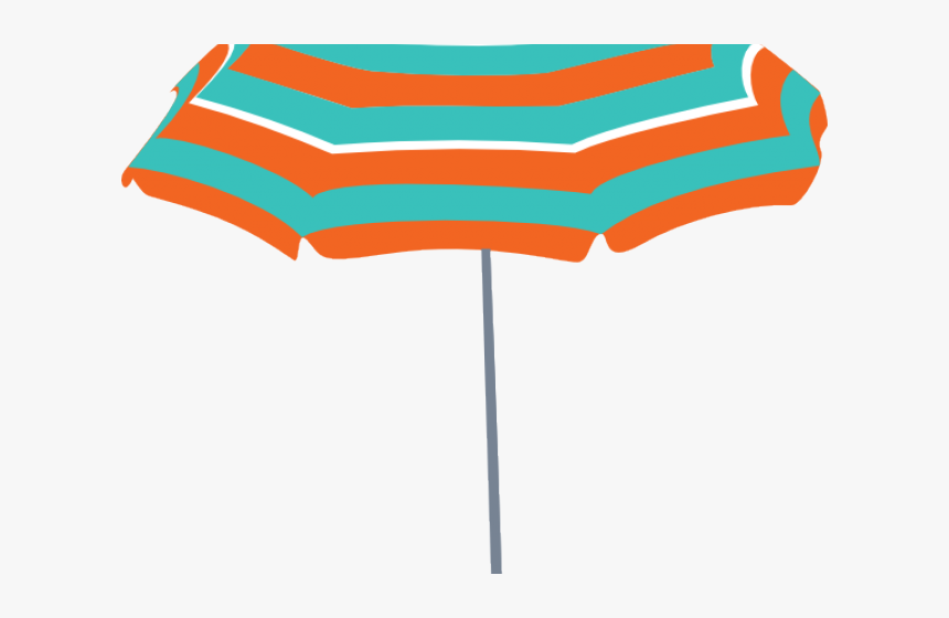 Transparent Beach Umbrella And Chair Png - Free Clipart Beach Umbrella, Png Download