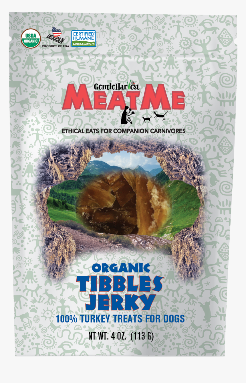 Meatme Organic Tibbles Turkey Jerky For Dogs - Igneous Rock, HD Png Download