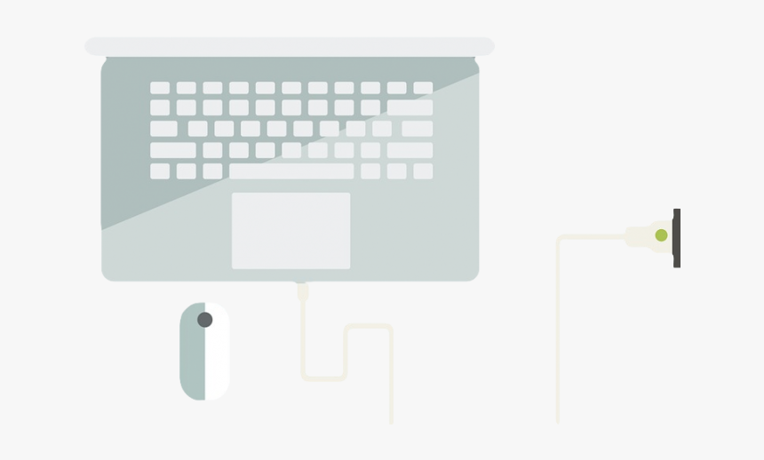 Laptop Charging Clipart, HD Png Download