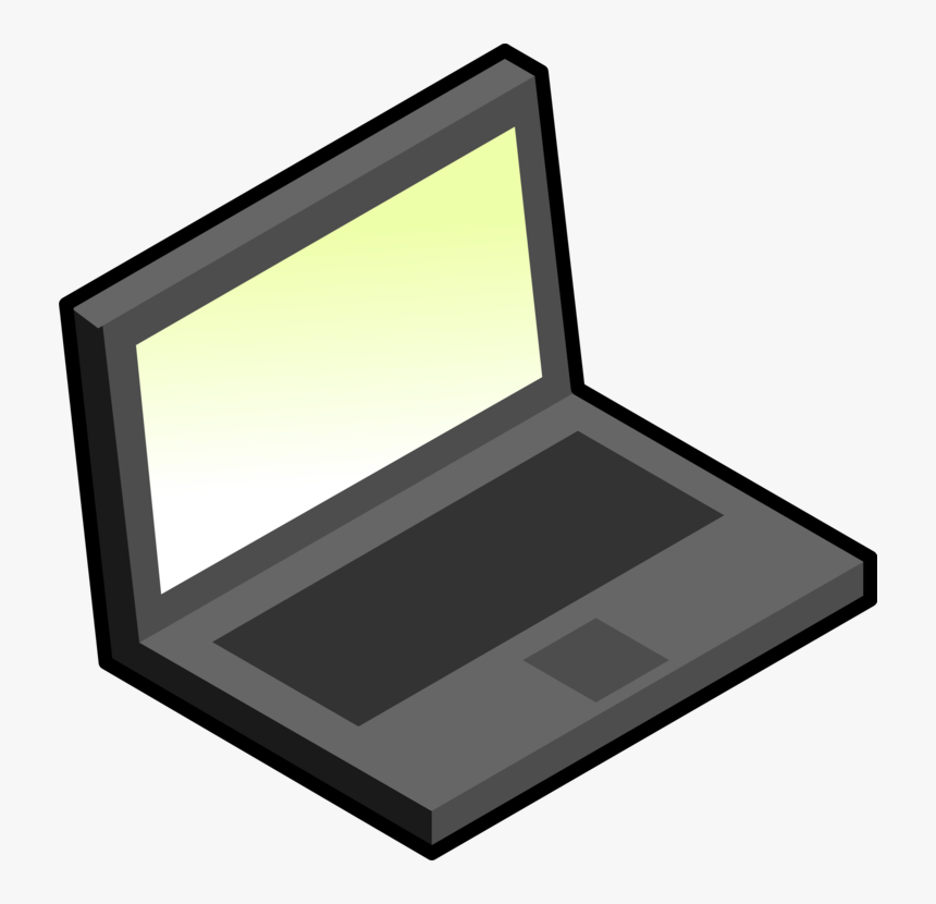 Simple Laptop Clip Art, HD Png Download