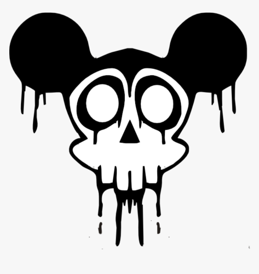 Transparent Creepy Hand Clipart - Skull Mickey, HD Png Download
