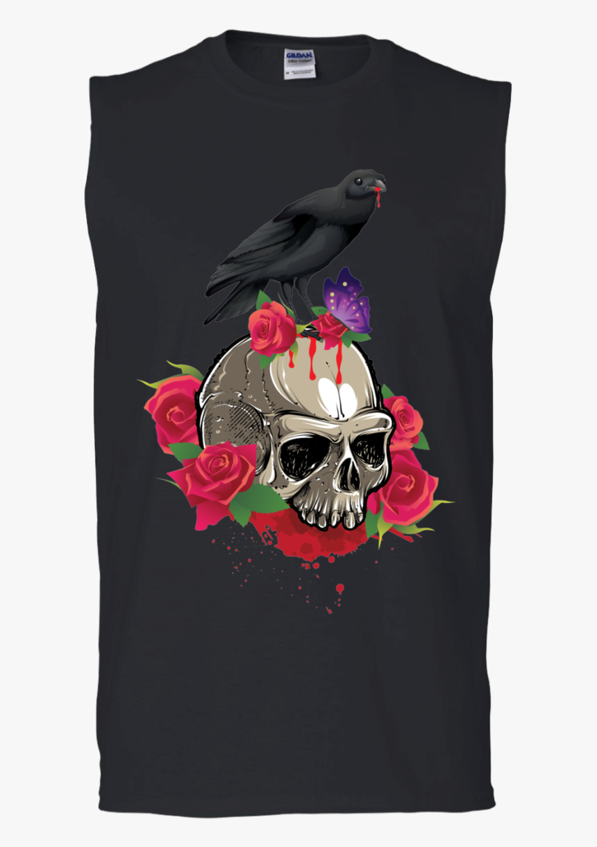 Scary Skull Print T Shirts For Men 
 Data Zoom //cdn, HD Png Download