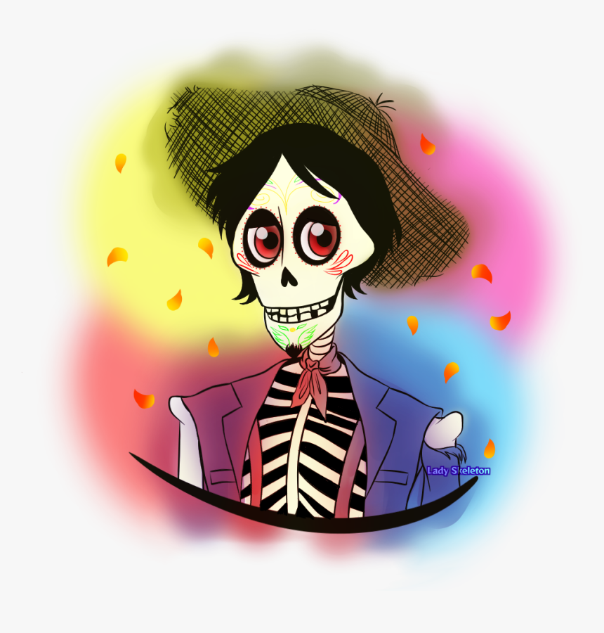 Spooky Lady Skeleton - Illustration, HD Png Download