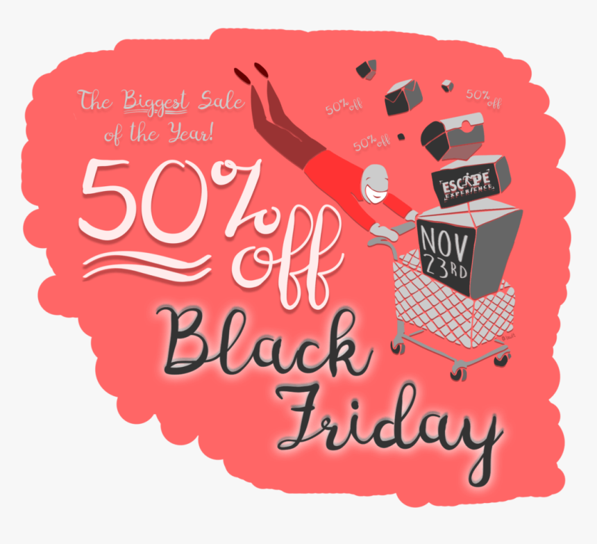 Black Friday Sale - 50 Off Black Friday Thru Cyber Monday, HD Png Download
