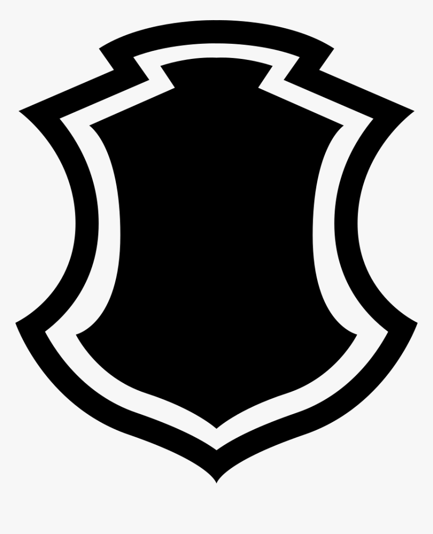 Shield Shape With Border - Shape Shield Png, Transparent Png