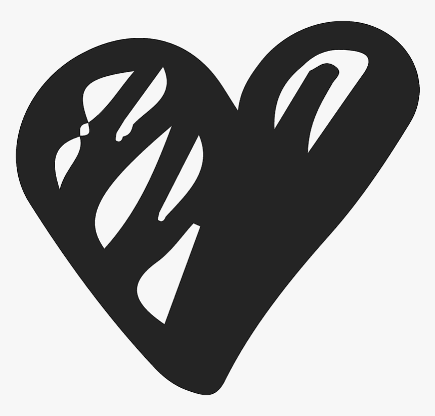 Scribbly Heart Clipart, HD Png Download