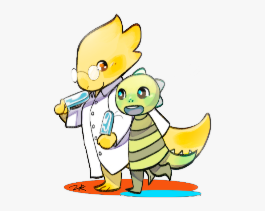 Alphys The Scientist - Monster Kid Sister, HD Png Download