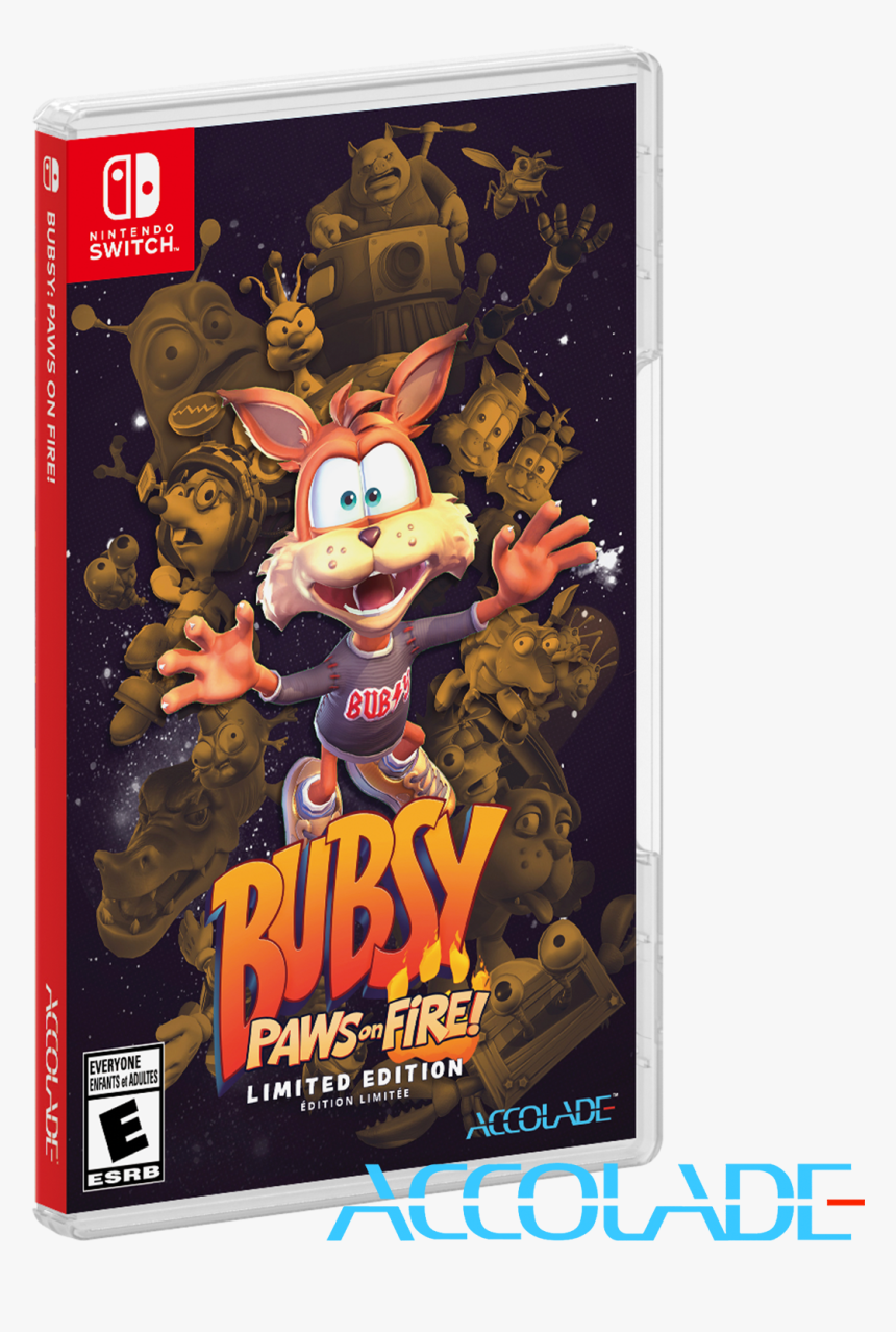 Bubsy Paws On Fire Covers, HD Png Download