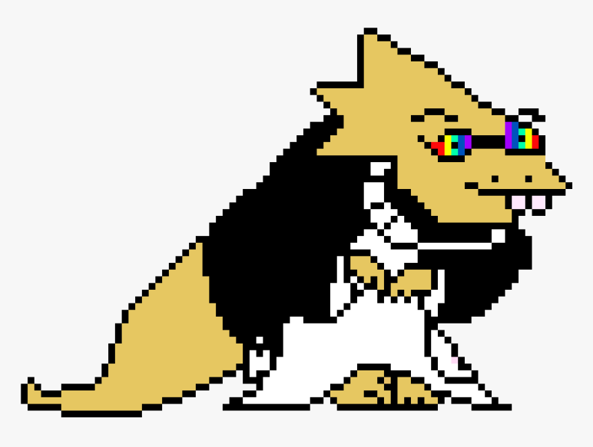 Endtale Alphys - Cartoon - Alphys Undertale, HD Png Download