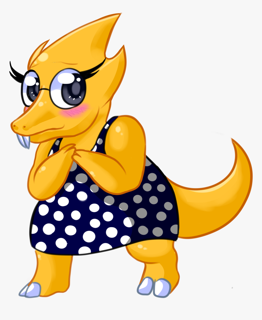 Alphys Chibi Png , Png Download - Chibi Alphys, Transparent Png