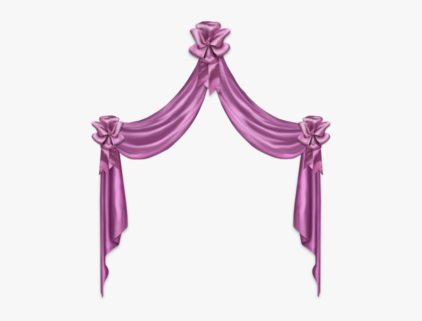 Curtains Png Transparent Background - Curtain Decoration Png, Png Download