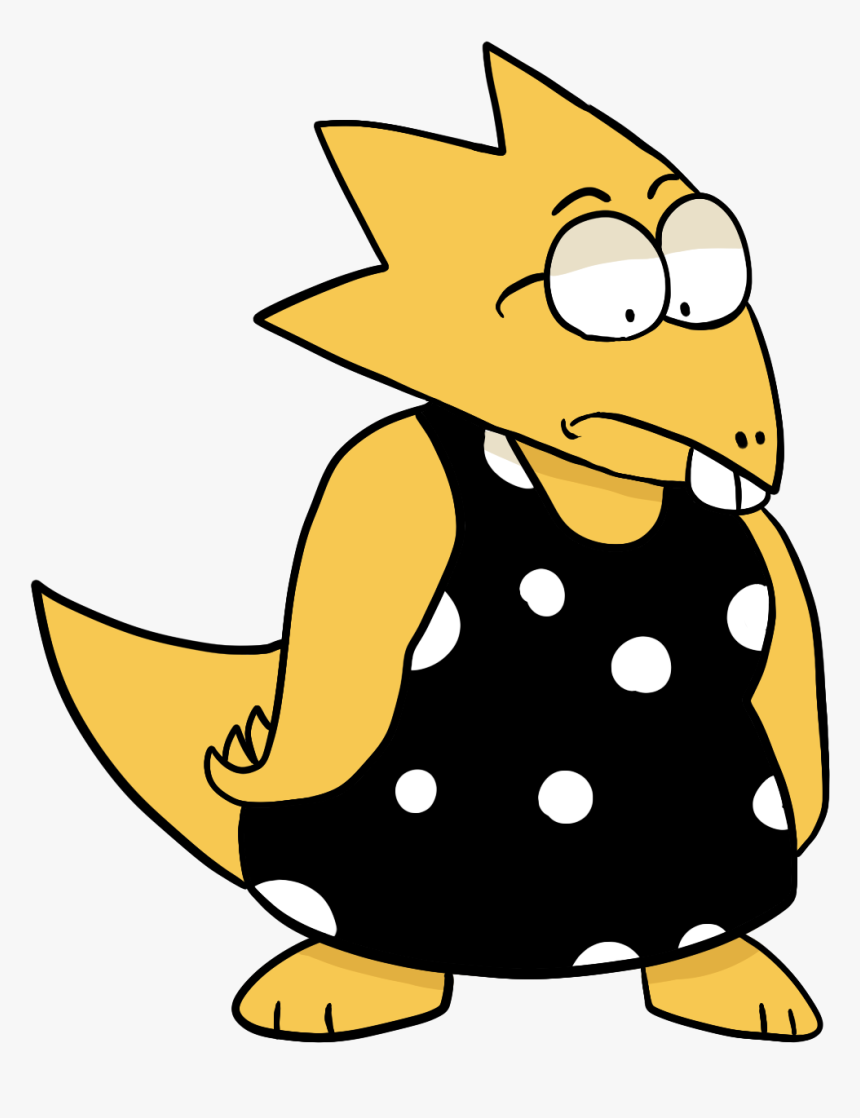 Alphys Is Hot - Cartoon, HD Png Download