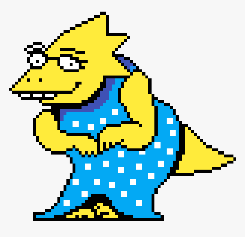 Dr Alphys - Alphys Speaking Undertale Sprite, HD Png Download