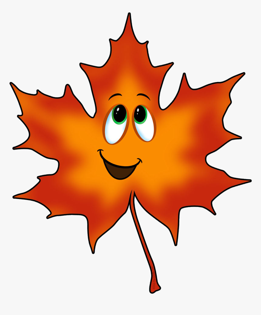 Lanie S Little Learners October 2015 Clip Art - Fall Leaf With Face, HD Png Download