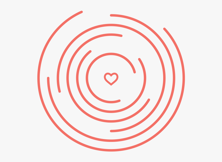 Empathy Heart Graphic - Circle, HD Png Download