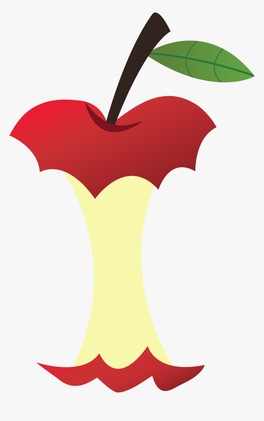Clip Art Of A - Transparent Apple Core Clipart, HD Png Download