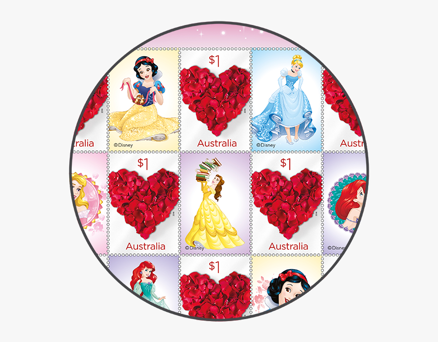 Disney Princess Stamp Pack Product Photo Internal 1 - Disney Stamp Pack Australia, HD Png Download