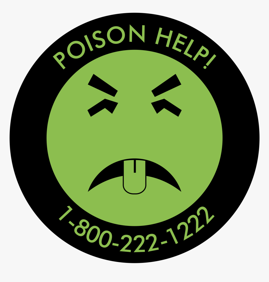 Poison Help Logo Png Transparent - Circle, Png Download